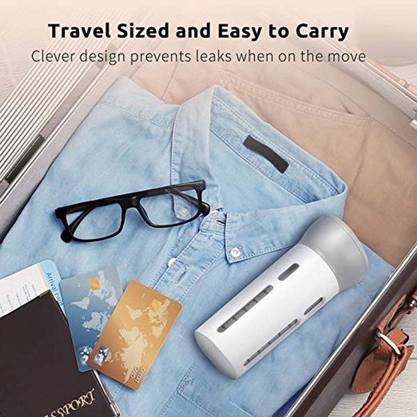 4 in 1 Travel Dispenser Bottle Set Travel Refillable Cosmetic Containers Set by Your Brand