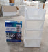 Stackable and foldable plastic drawer organizer with four layers for multi-purpose use.