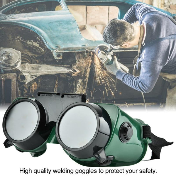 Welding Goggles (Dark Green, Large) by Your Brand