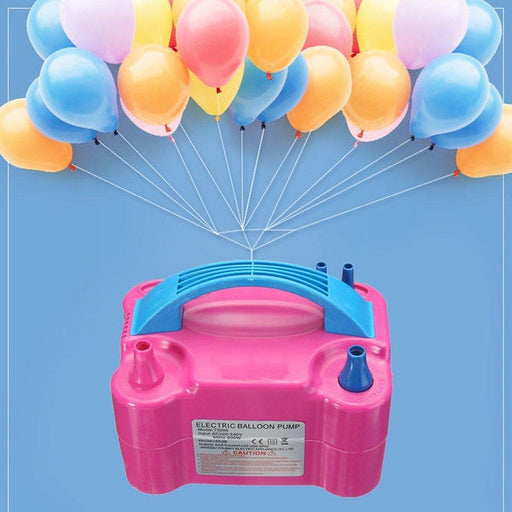 Portable Dual Nozzle Electric Balloon Blower Pump Inflator by Your Brand