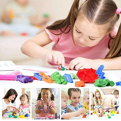 Non-Toxic Creative 100 Dough Clay 5 Different Colors, (Pack of 5 Pcs) by Your Brand
