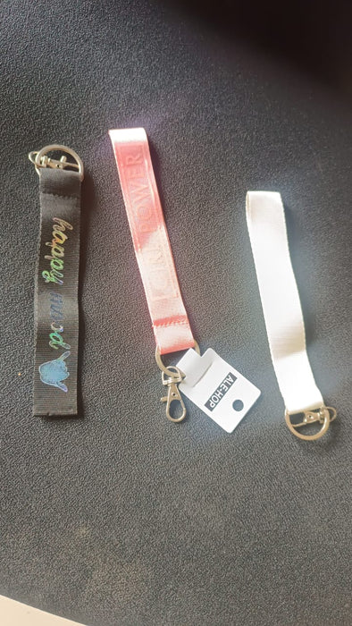 Fabric Ribbon Keychain (1 Pc, Mix Color) by Your Brand