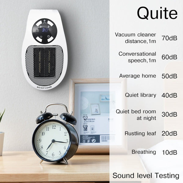 Portable Electric Heater Mini Fan Heater Desktop Household by Your Brand