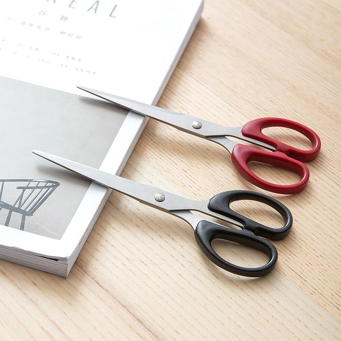 Stainless Steel Scissors with Plastic handle grip 160mm (1Pc Only) by Your Brand