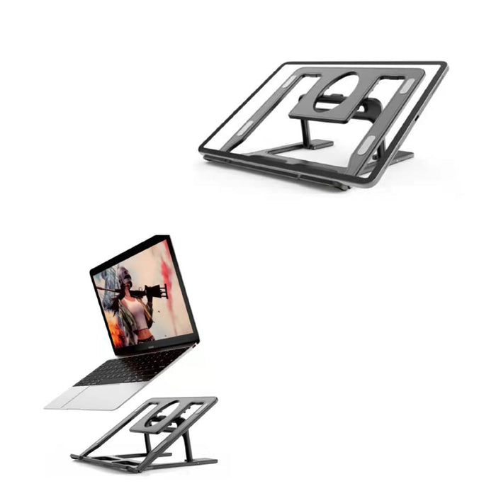 Adjustable, Portable & Foldable Laptop Stand Compact and Convenient for Easy Use by Your Brand