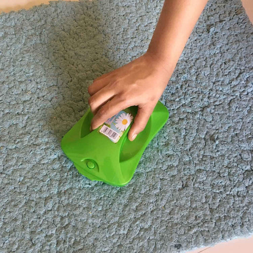 Plastic Handheld Carpet Roller Brush Cleaning with Dust Crumb Collector, Wet, and Dry Brush by Your Brand
