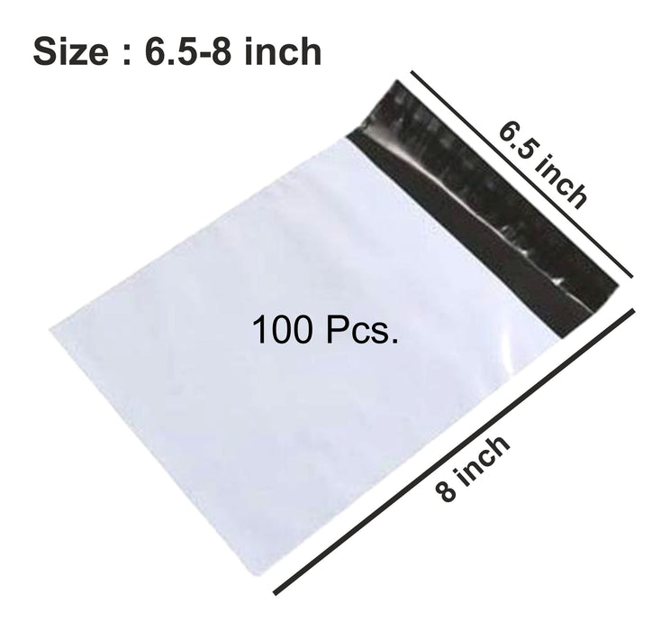 Tamper Proof Courier Bags(6.5X08 PLAIN 180 POD M1) - 100 pcs by Your Brand