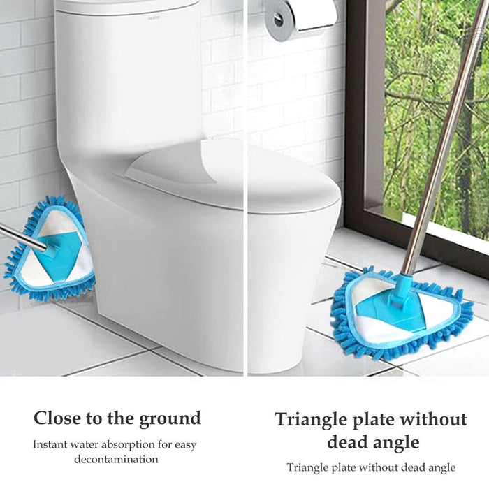Stainless Steel Adjustable Triangle Mop for Cleaning Wet & Dry Floor Surfaces by Your Brand