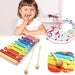 Wooden Xylophone Musical Toy for Children (MultiColor) by Your Brand