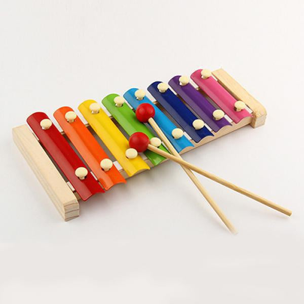 Wooden Xylophone Musical Toy for Children (MultiColor) by Your Brand