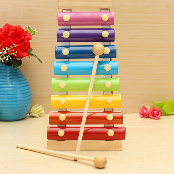 Wooden Xylophone Musical Toy for Children (MultiColor) by Your Brand