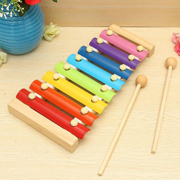 Wooden Xylophone Musical Toy for Children (MultiColor) by Your Brand