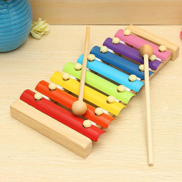 Wooden Xylophone Musical Toy for Children (MultiColor) by Your Brand