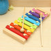 Wooden Xylophone Musical Toy for Children (MultiColor) by Your Brand