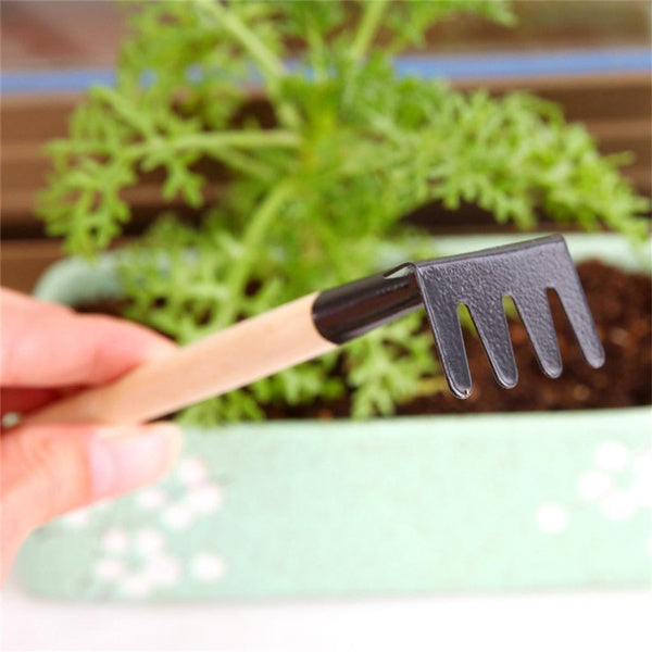 Kid's Garden Tools Set of 3 Pieces (Trowel, Shovel, Rake) by Your Brand