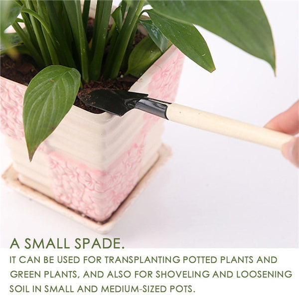 Kid's Garden Tools Set of 3 Pieces (Trowel, Shovel, Rake) by Your Brand