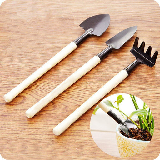Kid's Garden Tools Set of 3 Pieces (Trowel, Shovel, Rake) by Your Brand