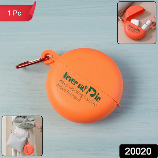 Plastic Round Multi-Purpose Empty Storage Box with Keychain (1 Pc) by Your Brand