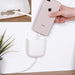 Wall-mounted storage for mobile with charging dock.