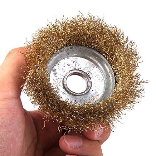 Wire Wheel Cup Brush (Gold) by Your Brand