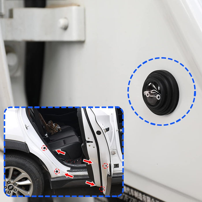 Car Door Shock Absorber Car Door Protection Sticker (10 Pcs Set) by Your Brand