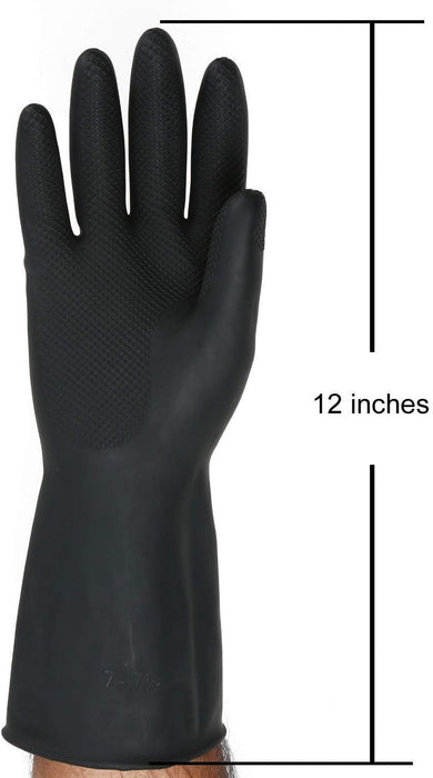 Multipurpose Natural Gum Rubber Reusable Cleaning Gloves by Your Brand