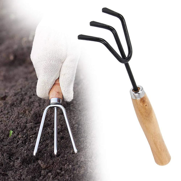 Gardening Tools Seed Handheld Shovel Rake Spade Trowel with Pruning Shear by Your Brand