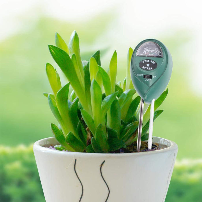 Soil Tester 3-in-1 Plant Moisture Sensor (Green) by Your Brand