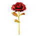 24K Artificial Golden Rose / Gold Red Rose with Gift Box (10 inches) by Your Brand
