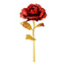 24K Artificial Golden Rose / Gold Red Rose with Gift Box (10 inches) by Your Brand