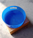 Revolving tray storage with brown box