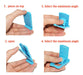 Portable and adjustable mobile stand that folds for easy storage.