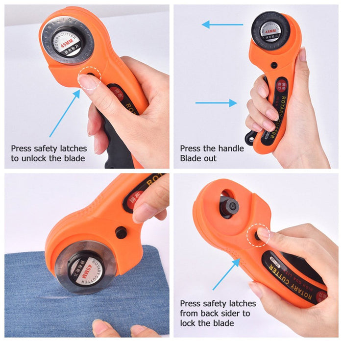 Heavy Duty Rotary Cutter 45mm Blade (1 Pc) by Your Brand