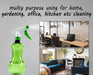 Multipurpose Home & Garden Water Spray Bottle for Cleaning Pack by Your Brand