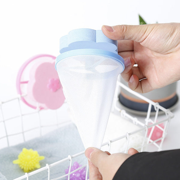 Washing Machine Floating Filter Lint Mesh Bag Net Pouch Hair / Lint Catcher by Your Brand