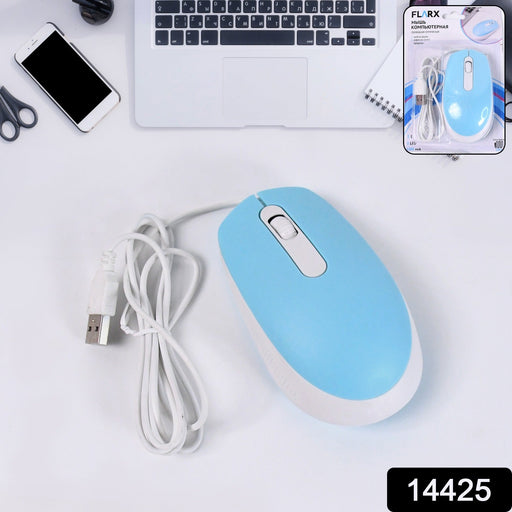 3 Button Ergonomic Design Wired Computer Mouse by Your Brand
