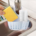 Adjustable Kitchen Bathroom Water Drainage Basket with Faucet Sink Caddy by Your Brand