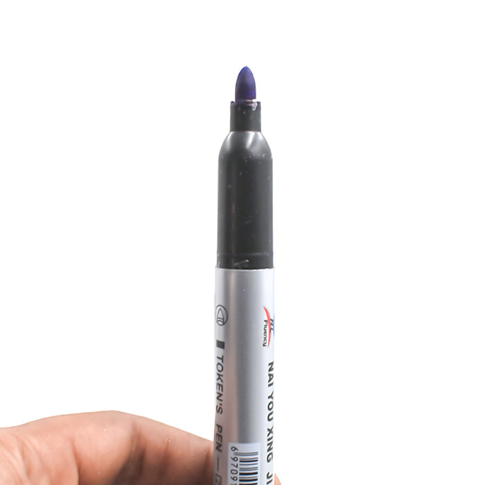 10Pc Permanent Blue Marker and pen used in studies by Your Brand