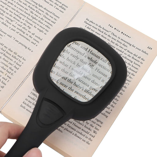 Handheld LED Magnifying Glass – 6 Lighted Magnifier for Reading & Inspection by Your Brand