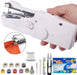 Handheld mini sewing machine with cordless design