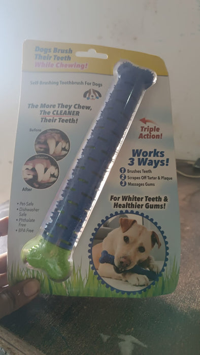 Dog Tooth Brush, Puppy Chew Toothbrush Stick Teeth Cleaning Dental Toys (1 Pc) by Your Brand