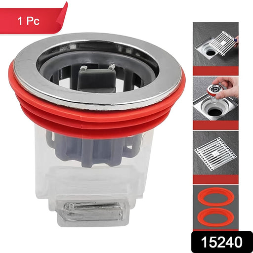 Plastic Odour Proof Floor Drain Sink Drain for Toilet Bathroom Kitchen (1 Pc) by Your Brand