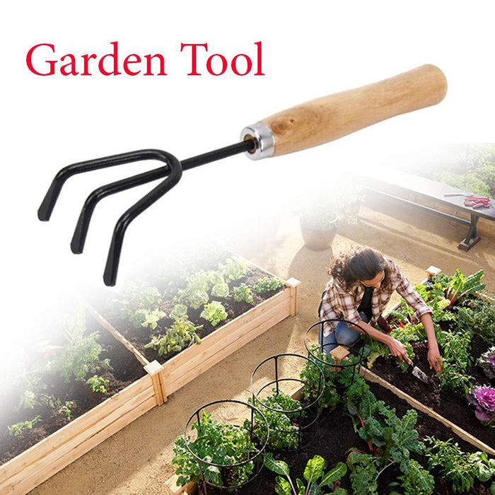 Gardening Tools Seed Handheld Shovel Rake Spade Trowel with Pruning Shear by Your Brand