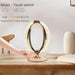 Decorative crystal table lamp with dimmable light and touch control