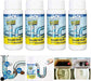Drain cleaner powder for tackling blockages and clogs.