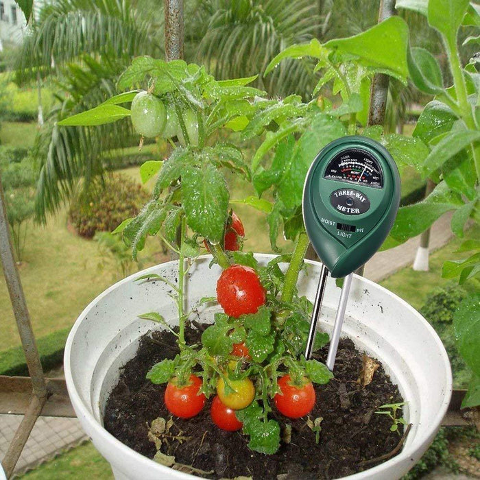 Soil Tester 3-in-1 Plant Moisture Sensor (Green) by Your Brand