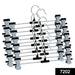 Hangers with anti-rust clips