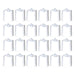 White LED tealight candles with a flickering effect