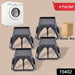Multi-Purpose Plastic Washing Machine Stand (4 Pcs Set) by Your Brand
