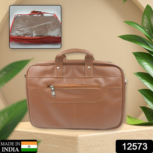 Multipurpose Bag, Shoulder Side Bag Office Laptop Faux Leather Executive Formal Laptop & MacBook Messenger / Office / Travel / Business / Shoulder / Hand / Sling Bag for Men Women with Multiple compartments by Your Brand